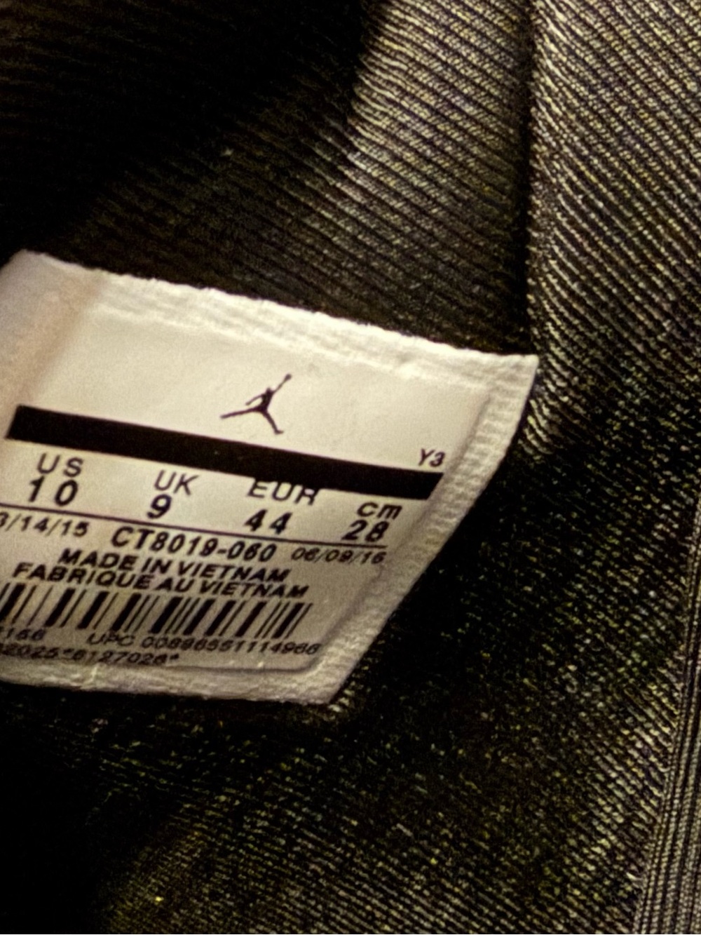Nike Air Jordan 9 Retro Particle Grey Black University Red 2025 Size 10 - Picture 4 of 4